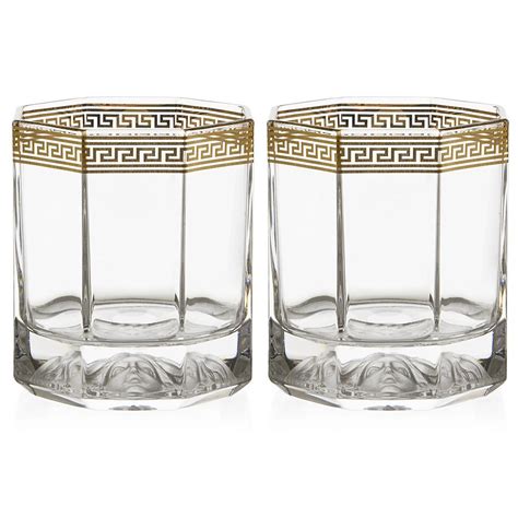 versace drinking glasses uk|most expensive Versace glasses.